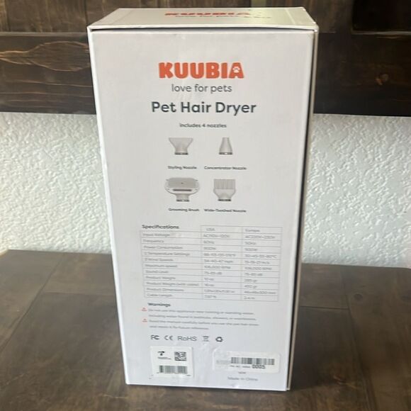 New Dog Dryer, 5 in 1 Portable Handheld Dog Blow Dryer w/ Smart Temp Adjustment - Picture 16 of 16